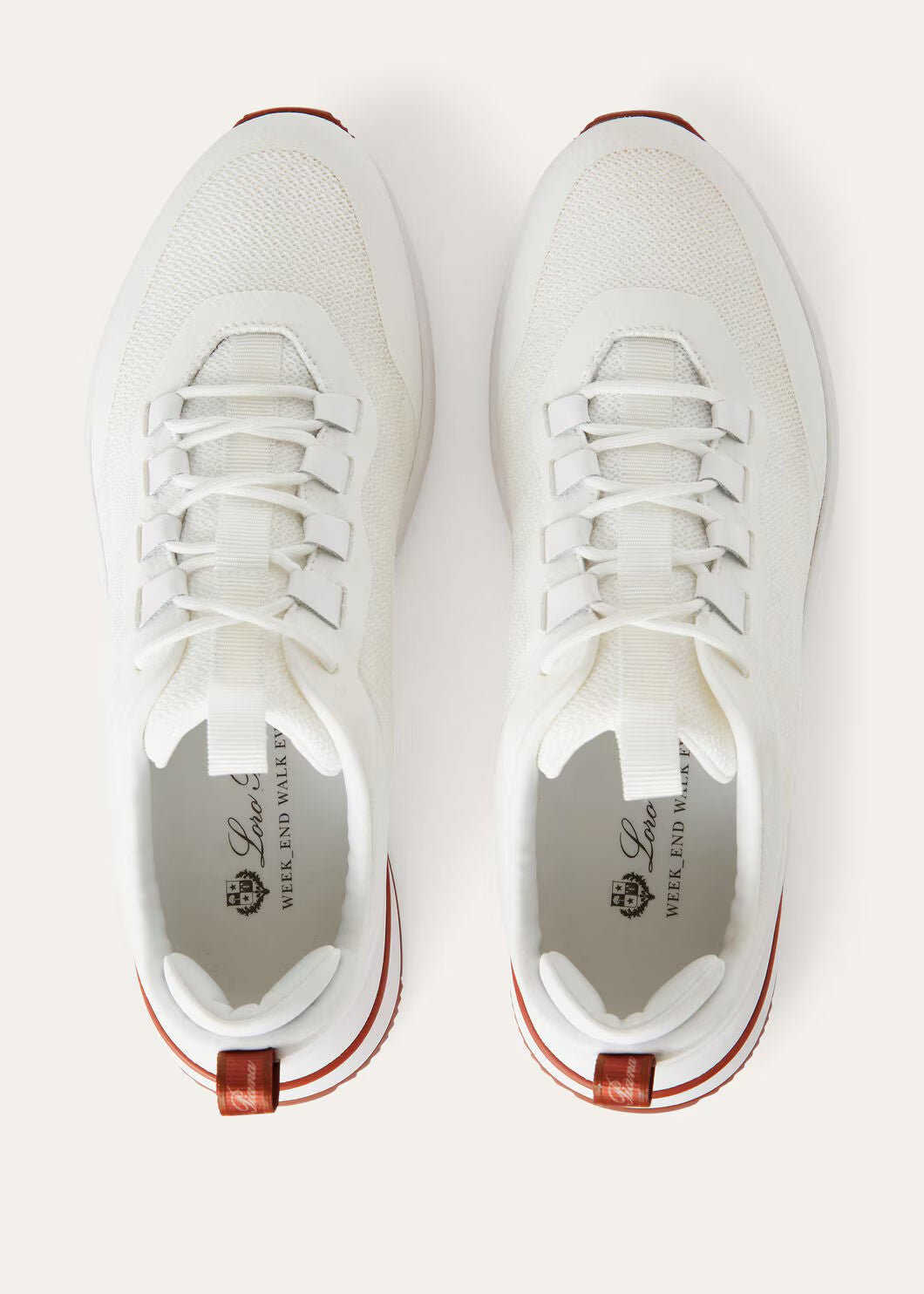 LoroPiana Week End Walk Sneaker White