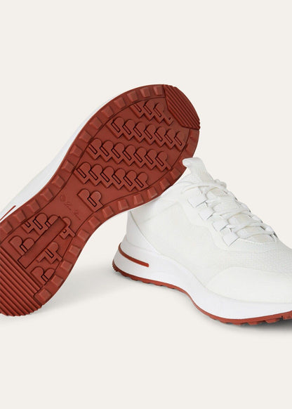 LoroPiana Week End Walk Sneaker White