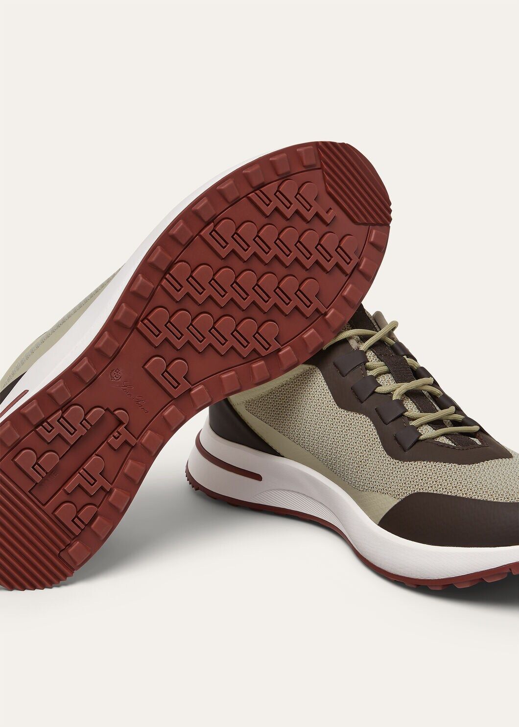 LoroPiana Week End Walk Sneaker Steppe