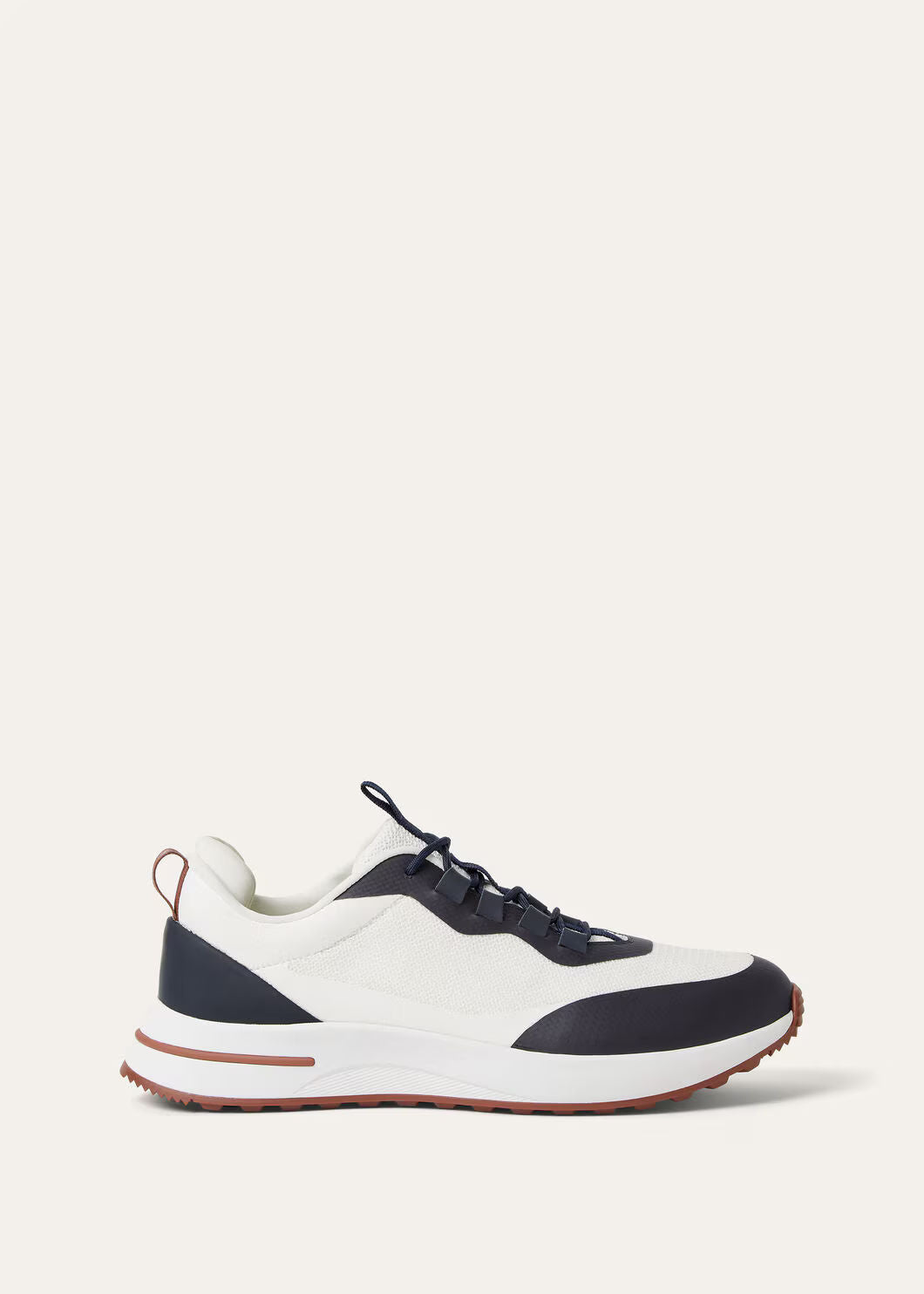 LoroPiana Week End Walk Sneaker White Sea