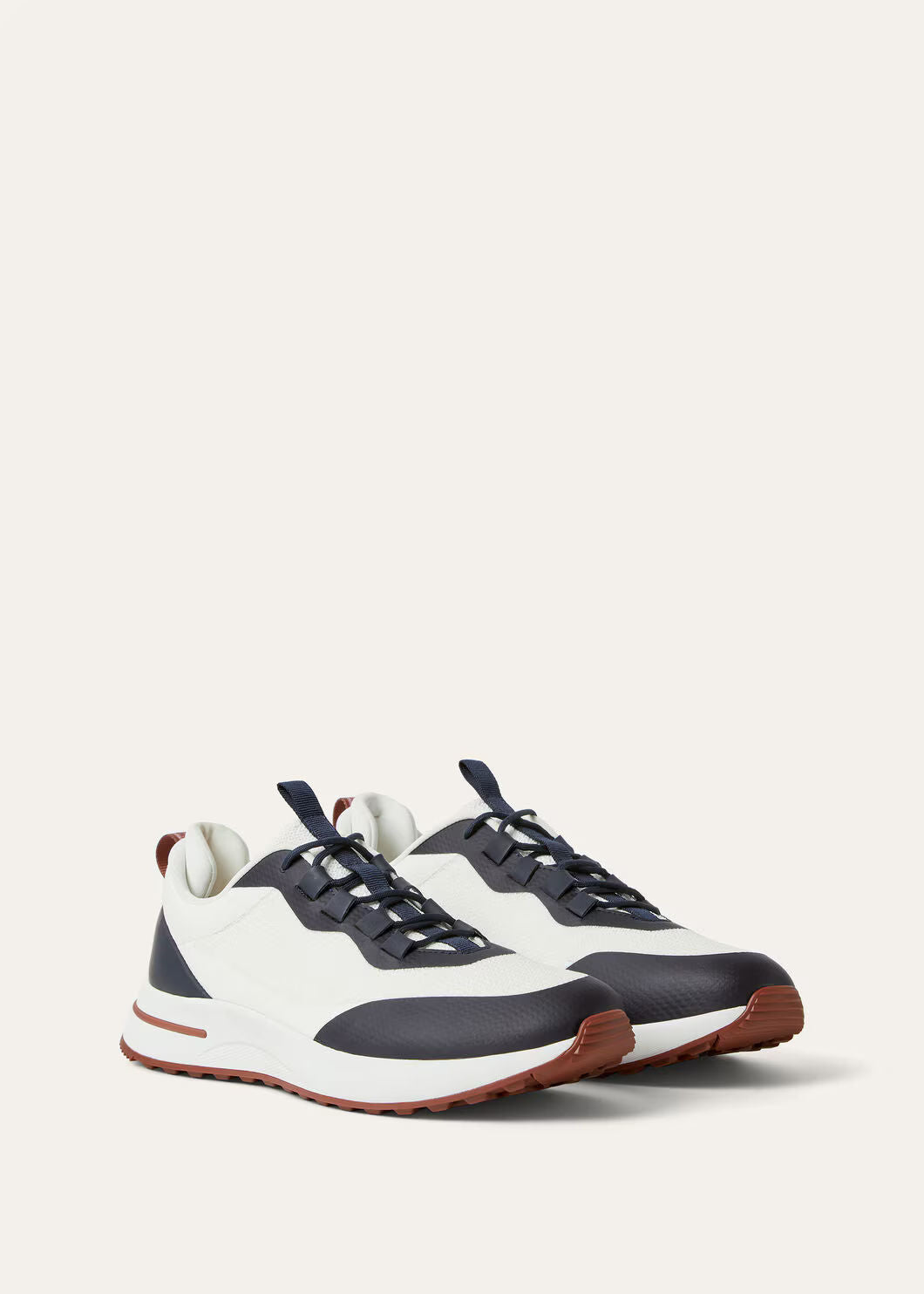 LoroPiana Week End Walk Sneaker White Sea