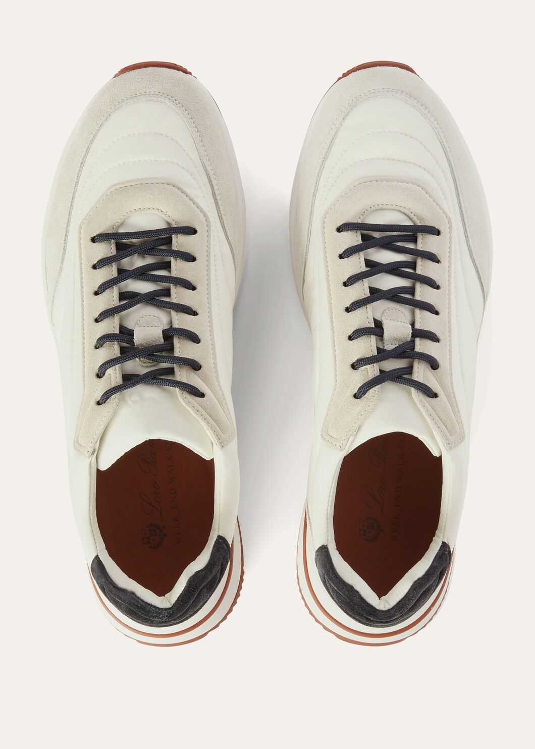 LoroPiana Week End Walk Sneaker White