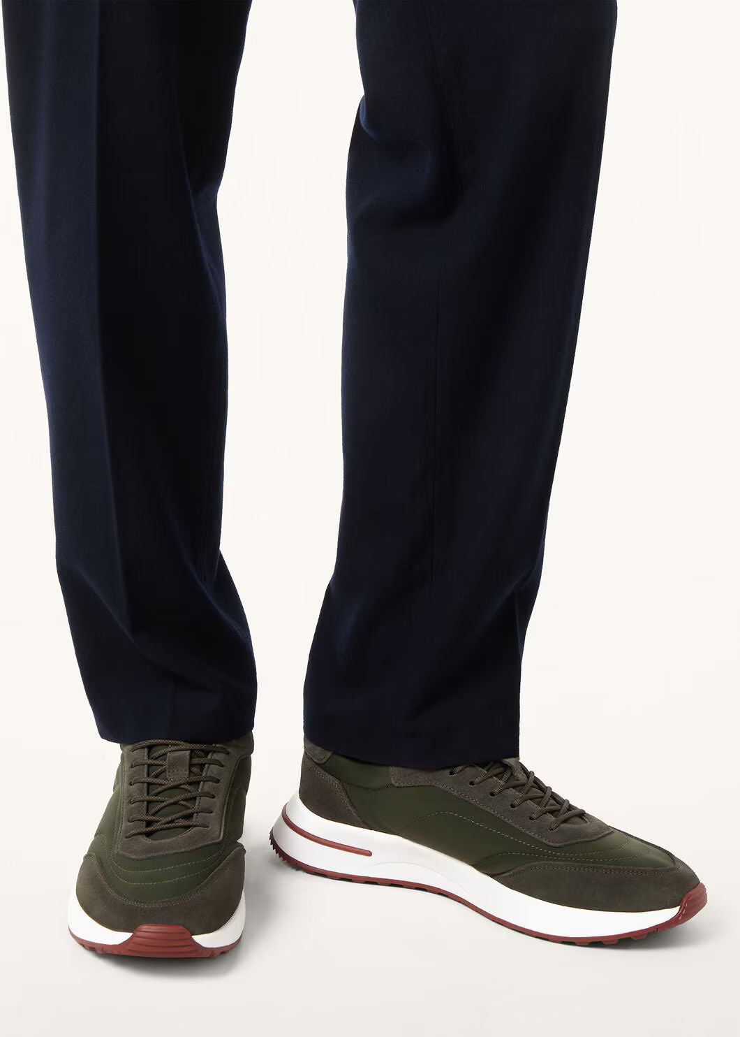LoroPiana Week End Walk Sneaker Ireland Green