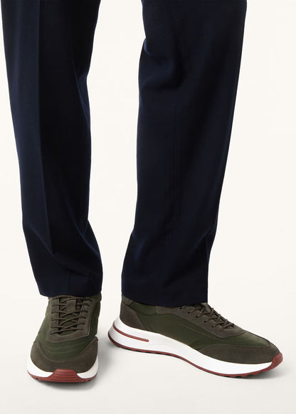 LoroPiana Week End Walk Sneaker Ireland Green