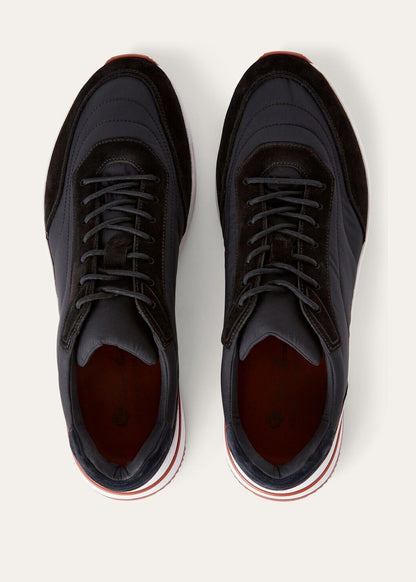 LoroPiana Week End Walk Sneaker Black