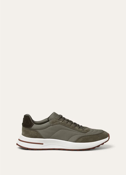 LoroPiana Week End Walk Sneaker Tobacco