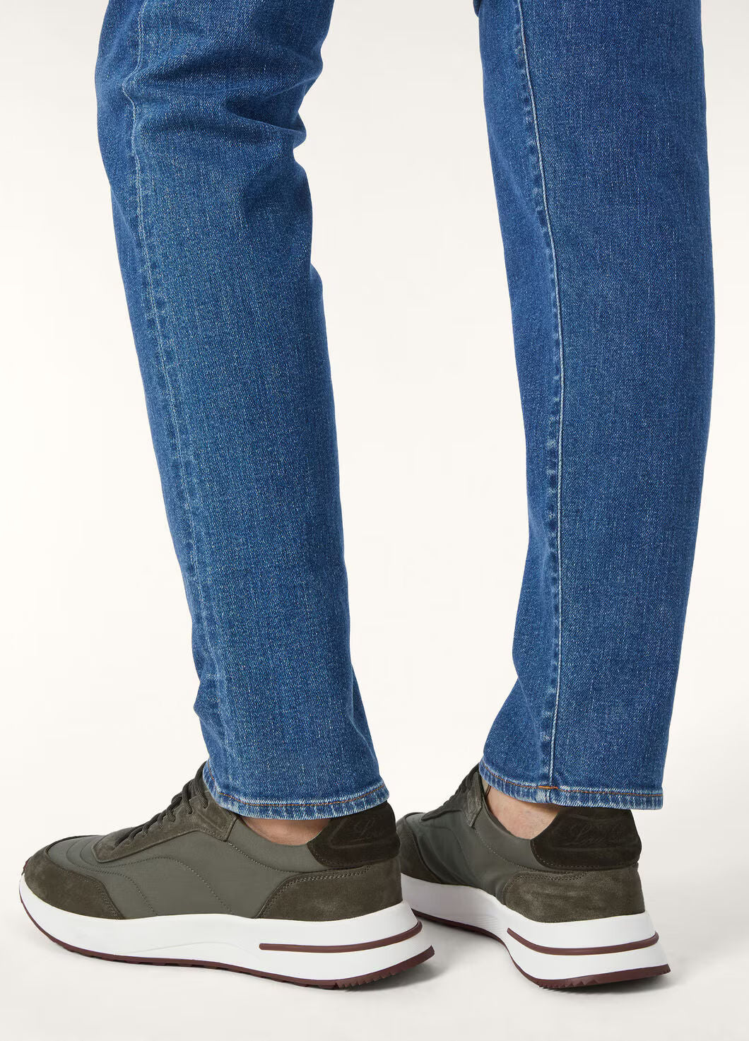 LoroPiana Week End Walk Sneaker Tobacco