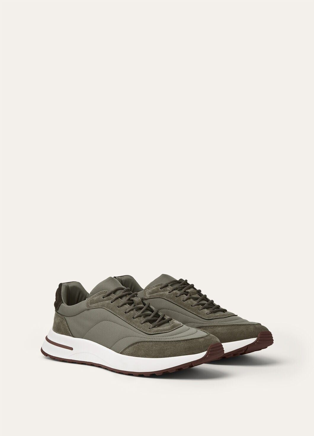 LoroPiana Week End Walk Sneaker Tobacco