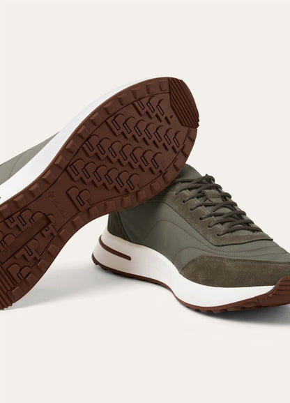 LoroPiana Week End Walk Sneaker Tobacco