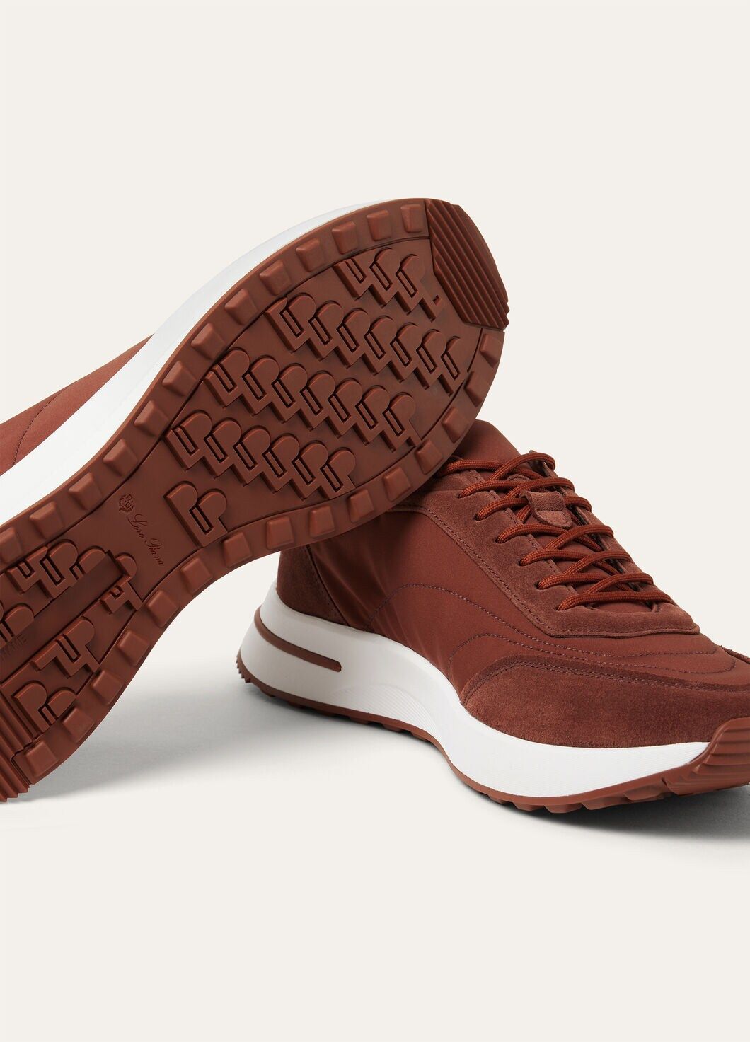 LoroPiana Week End Walk Sneaker Sanguine Pencil