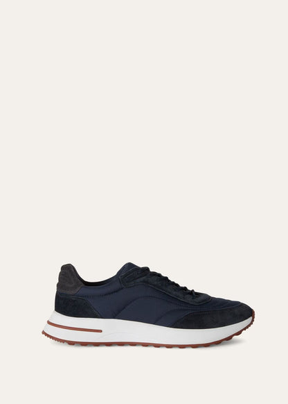 LoroPiana Week End Walk Sneaker Blue Navy