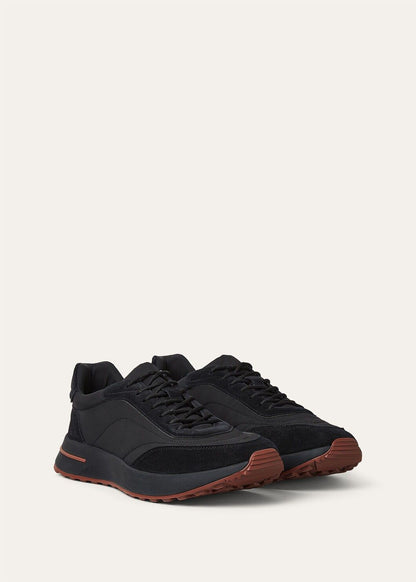 LoroPiana Week End Walk Sneaker Black