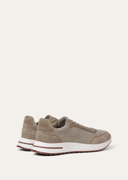 LoroPiana Week End Walk Sneaker Wheat Stitch