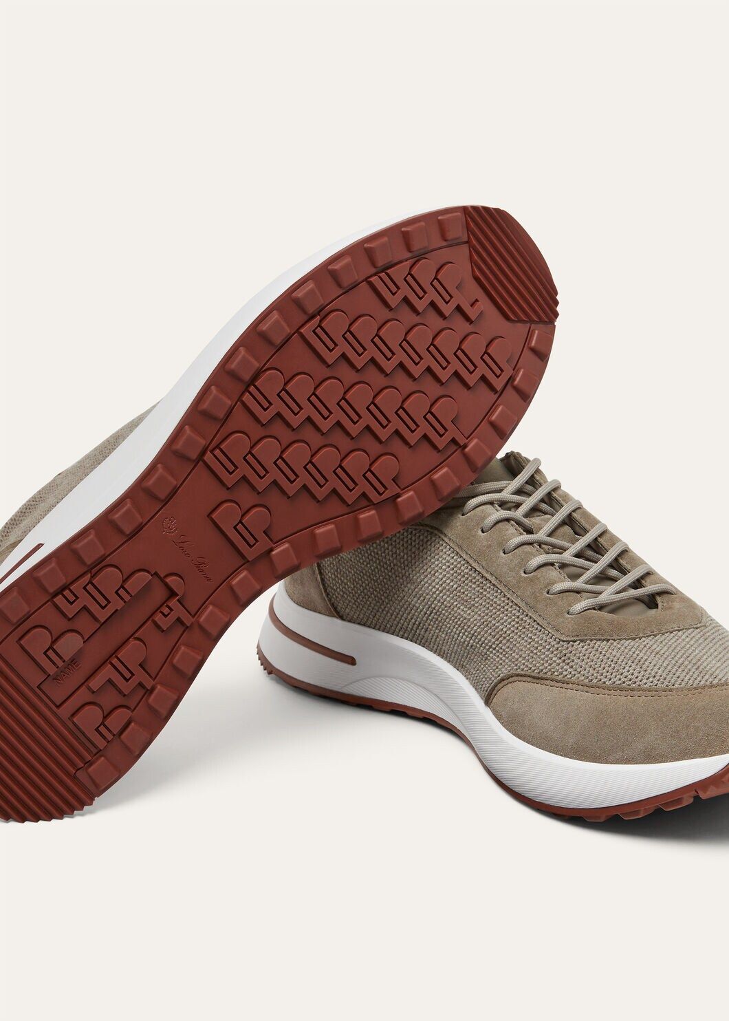 LoroPiana Week End Walk Sneaker Wheat Stitch