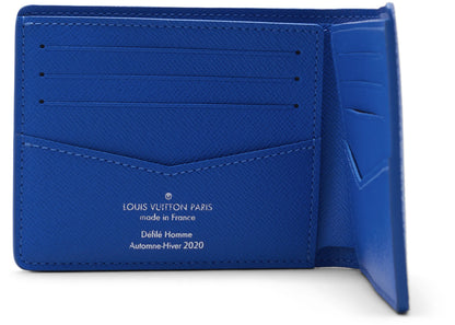 louis vuitton slender wallet clouds monogram blue 