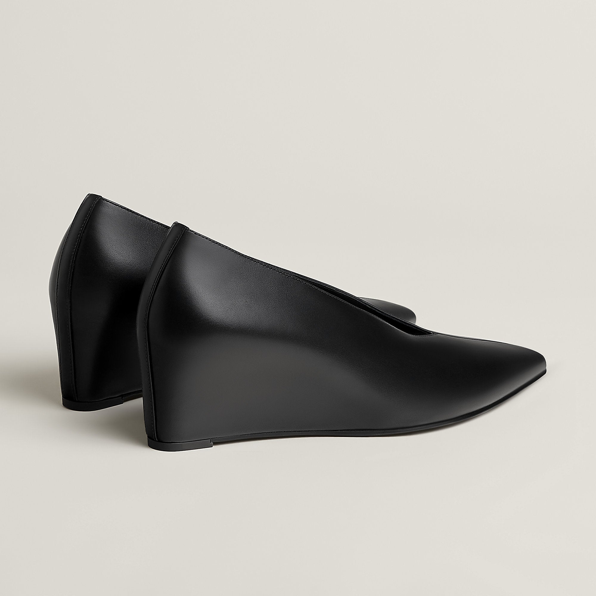 Hermes Louna 55 Pump Noir