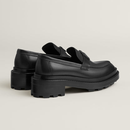  Hermes Louvre Loafer Noir