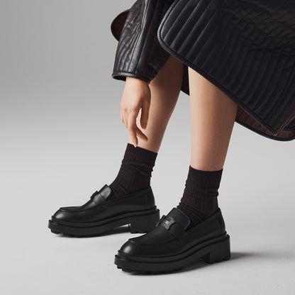  Hermes Louvre Loafer Noir