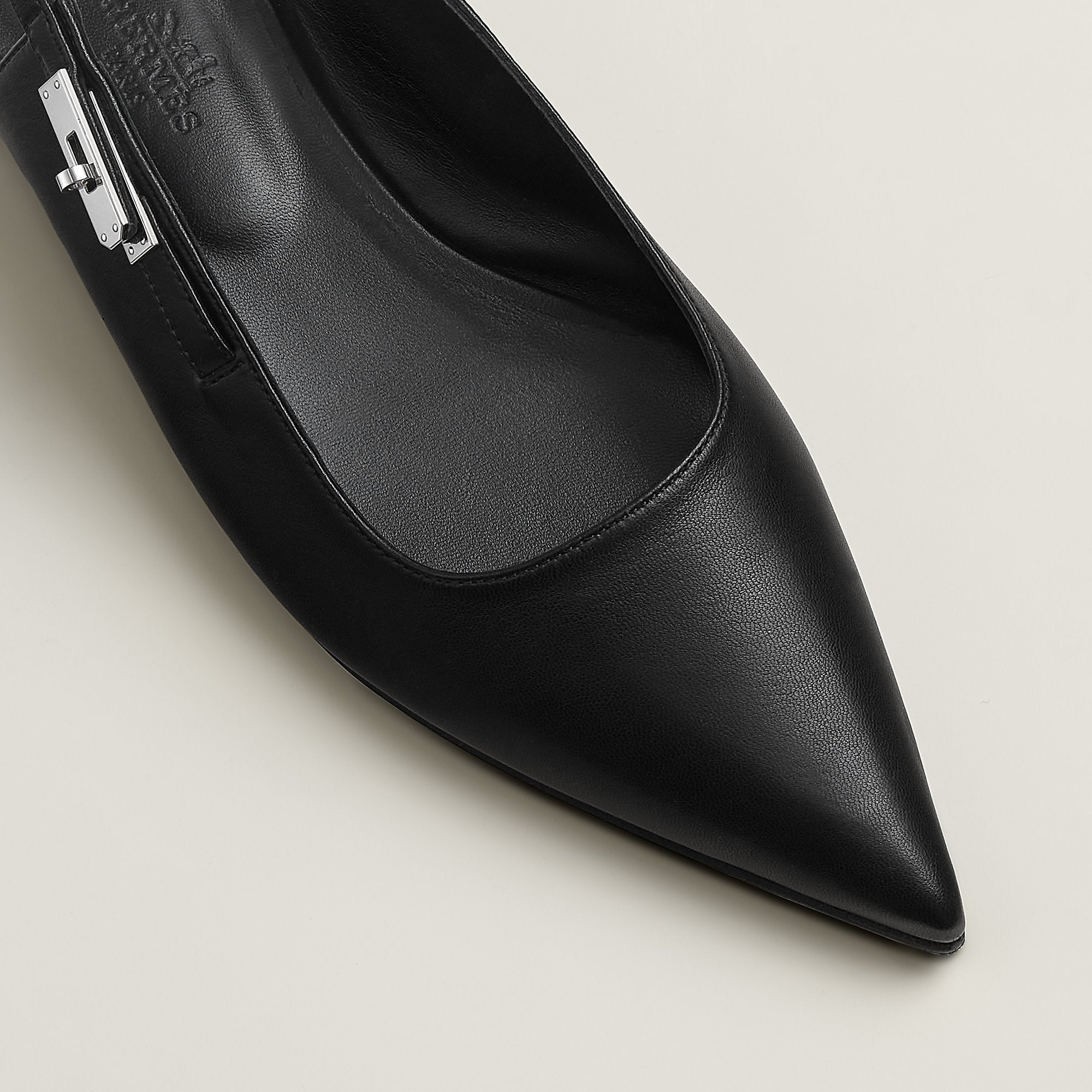 Hermes Lovely Slingback Noir