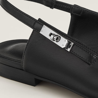  Hermes Lovely Slingback Noir