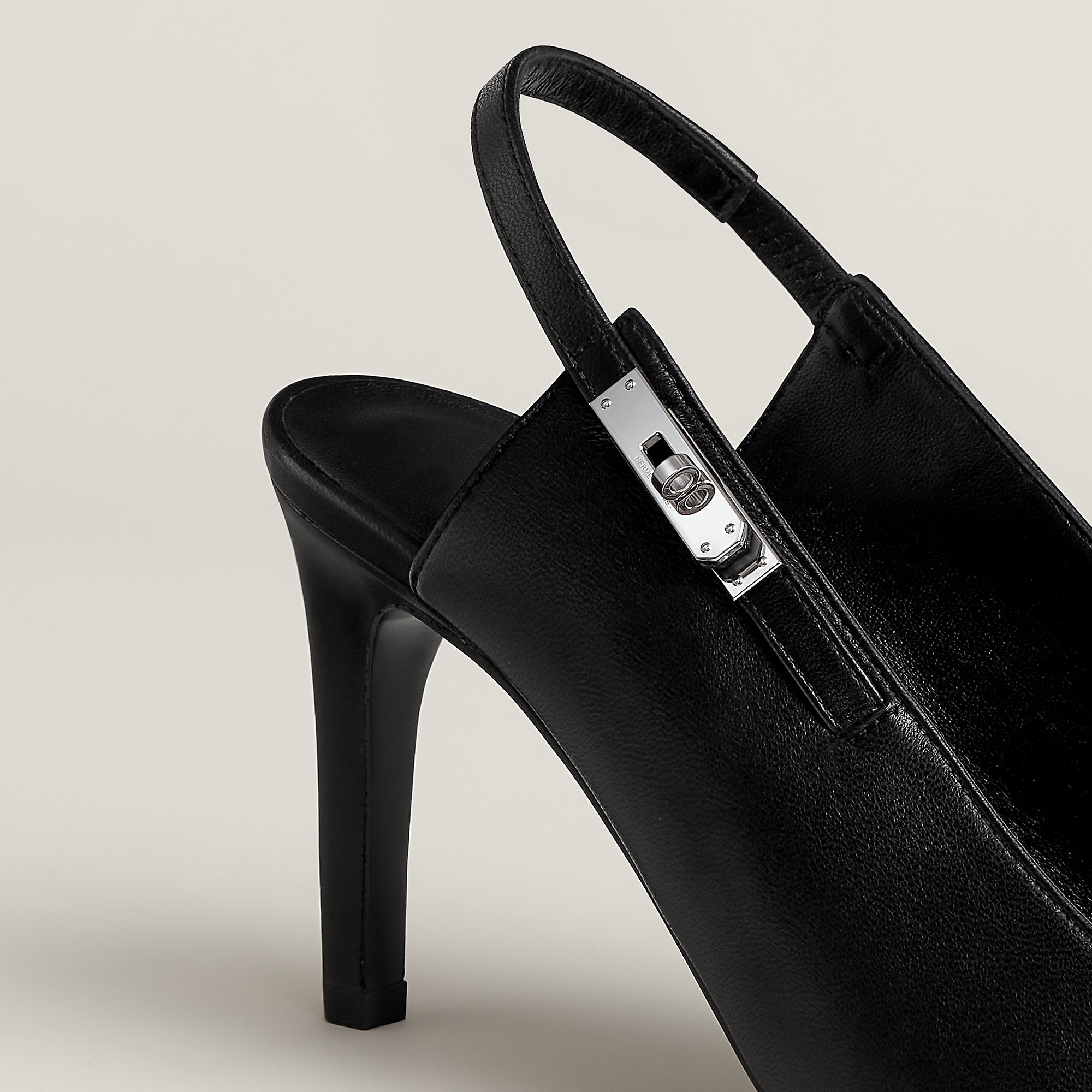 Hermes Lover 80 Pump Noir