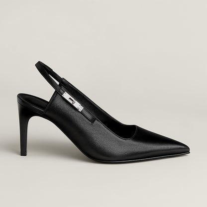  Hermes Lover 80 Pump Noir