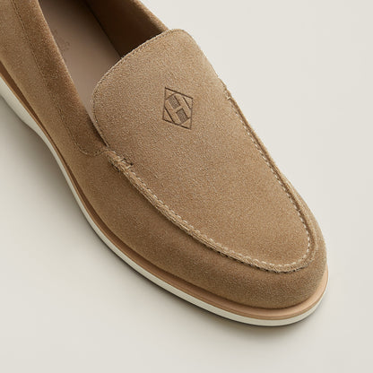  Hermes Low Loafer Beige Sable
