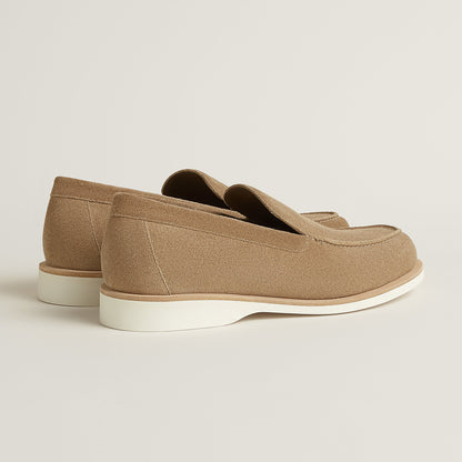  Hermes Low Loafer Beige Sable