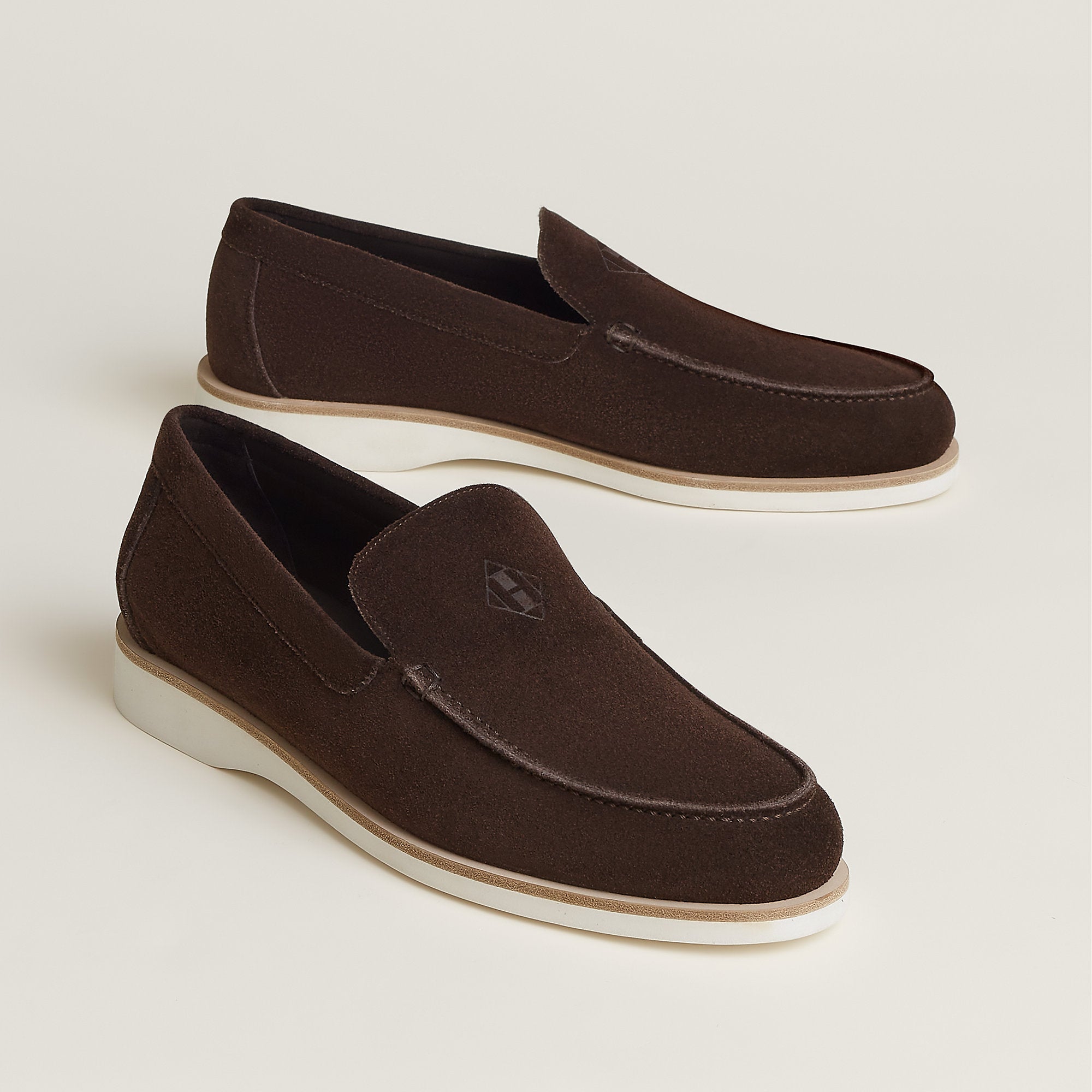  Hermes Low Loafer Beige Sable
