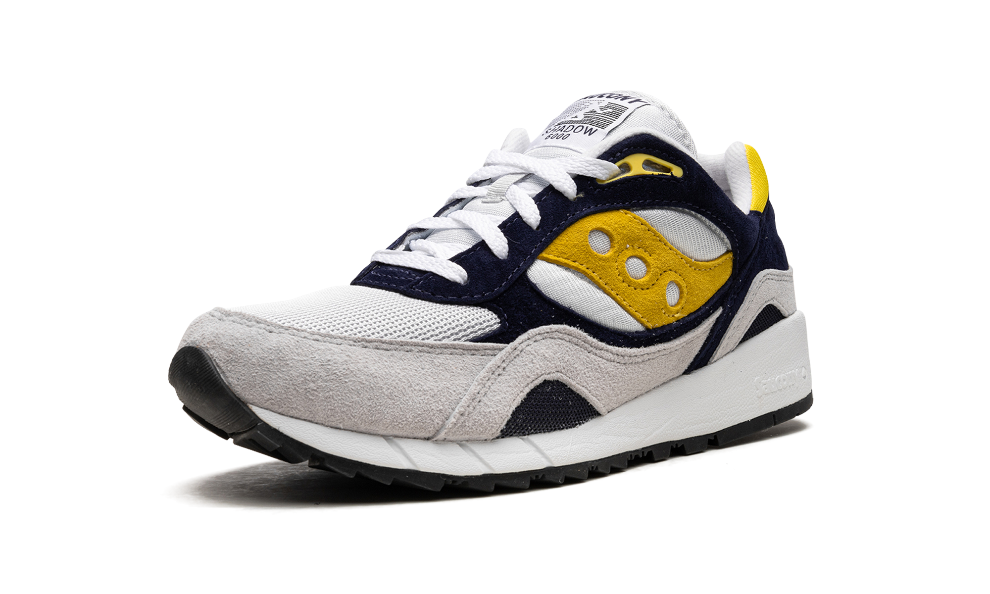 Saucony Shadow 6000 Grey Navy Yellow