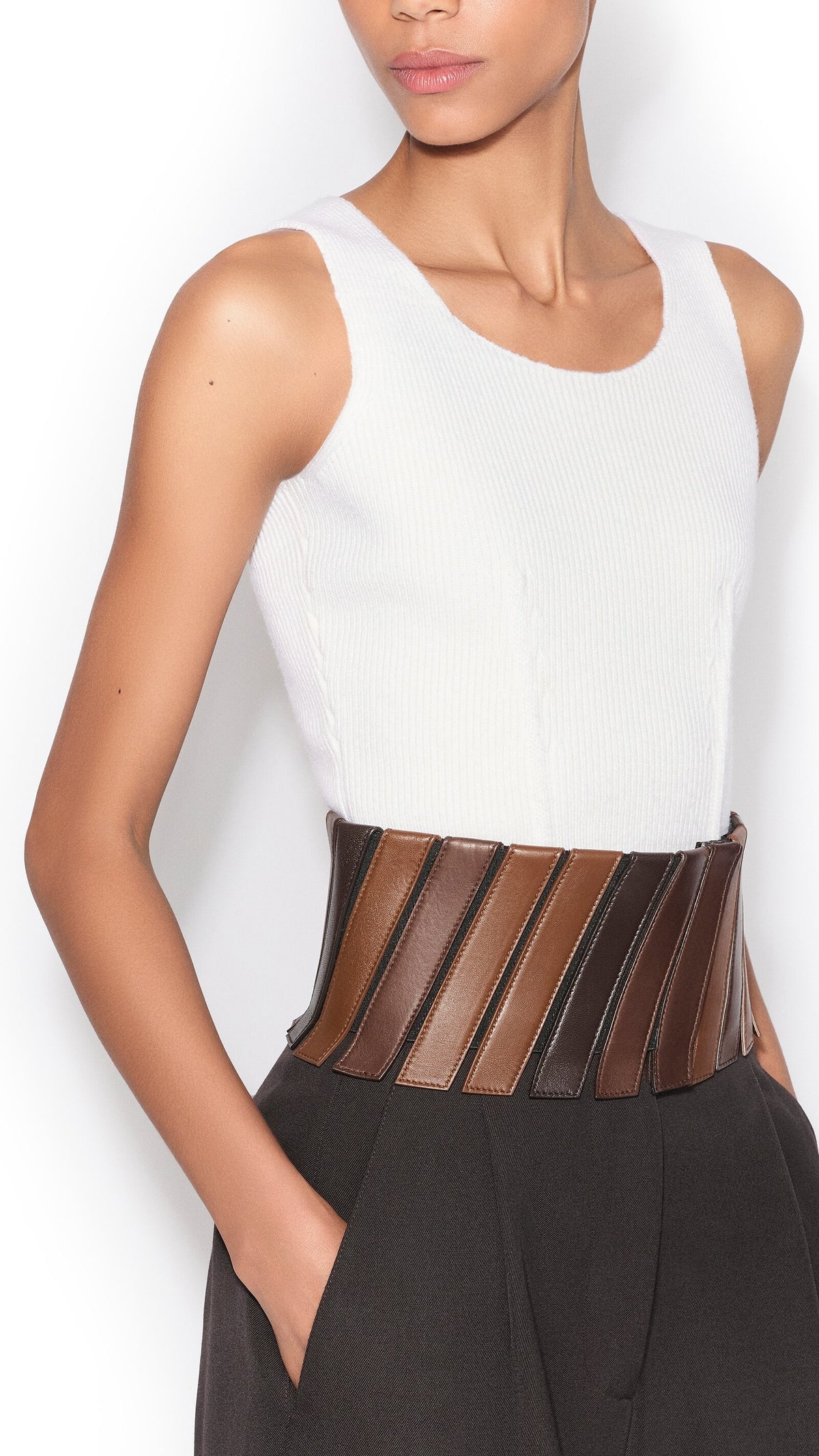 Alaïa Corset Wool Top
