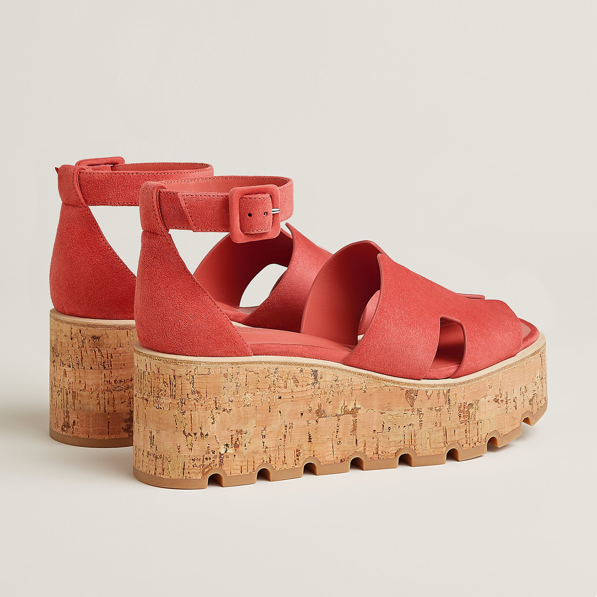  Hermes Luce 30 Sandal Rouge Tomette