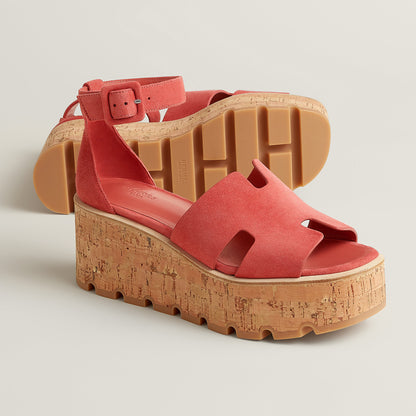 Hermes Luce 30 Sandal Rouge Tomette