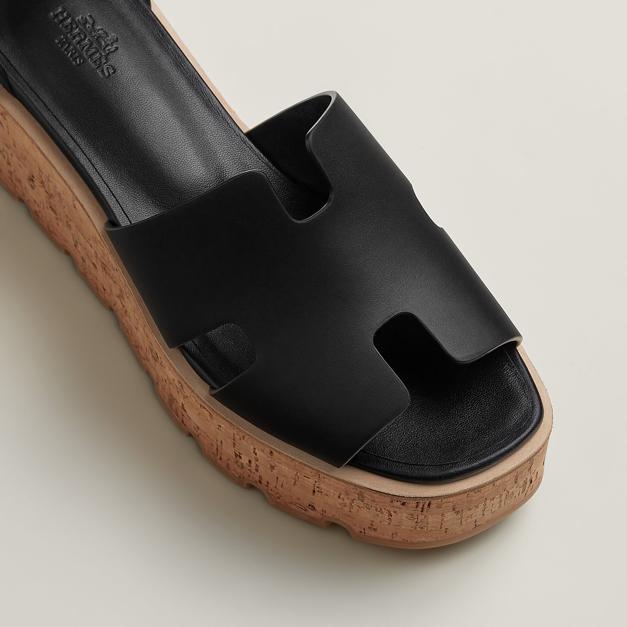  Hermes Luce 30 Sandal Noir