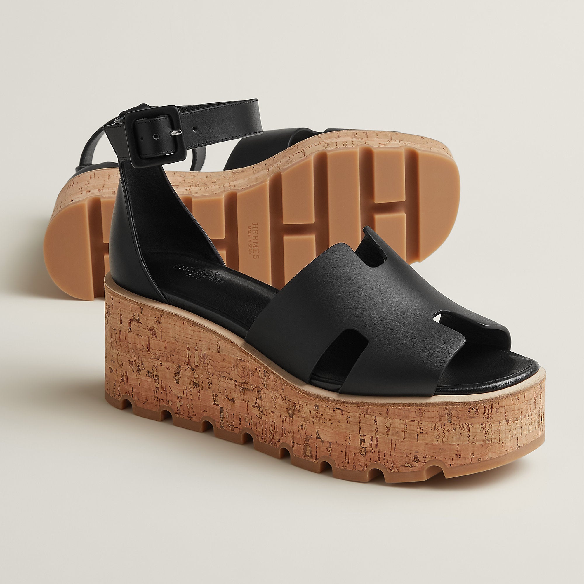  Hermes Luce 30 Sandal Noir