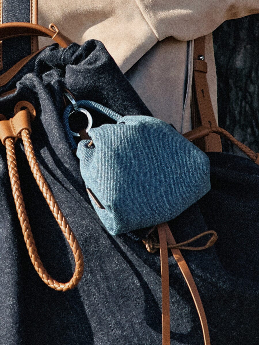 Songmont Lucky Pouch Charm Denim