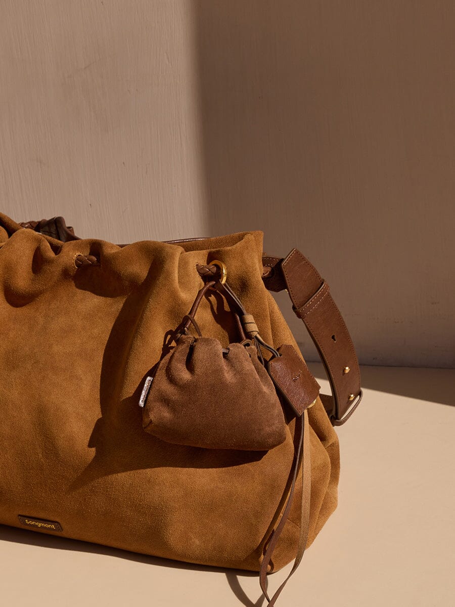 Songmont Lucky Pouch Charm Sandal Suede
