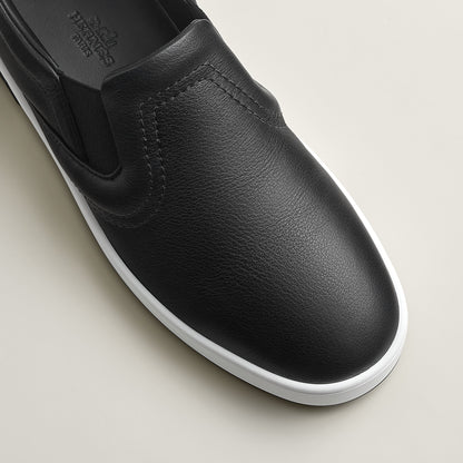  Hermes Lucky Slip On Sneaker Noir