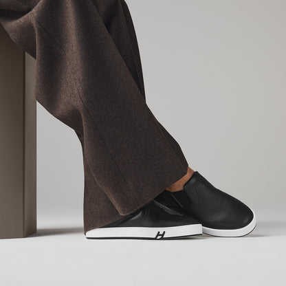  Hermes Lucky Slip On Sneaker Noir