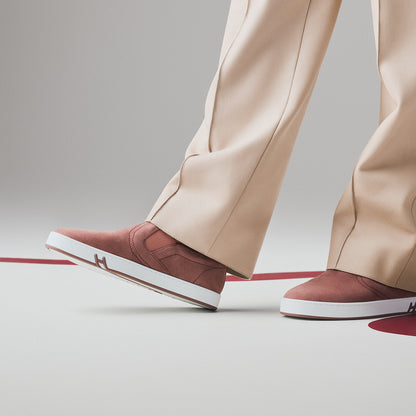  Hermes Lucky Slip On Sneaker Rose Antique