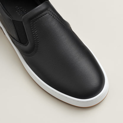  Hermes Lucky Slip On Sneaker Noir