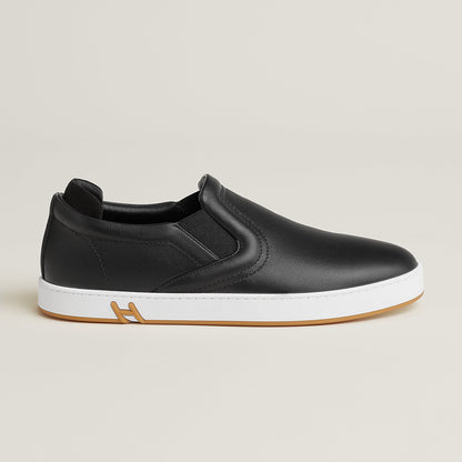  Hermes Lucky Slip On Sneaker Noir