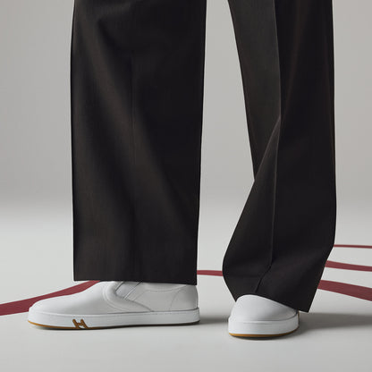 Hermes Lucky Slip On Sneaker Blanc