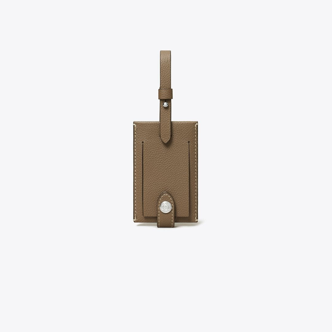 Tory Burch Luggage Tag Wild Mushroom