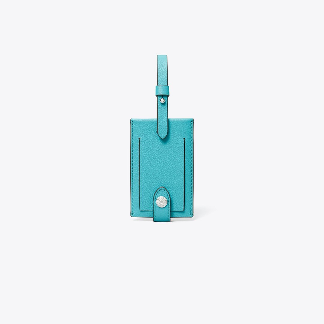 Tory Burch Luggage Tag Soft Turquoise