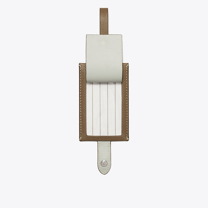 Tory Burch Luggage Tag Wild Mushroom