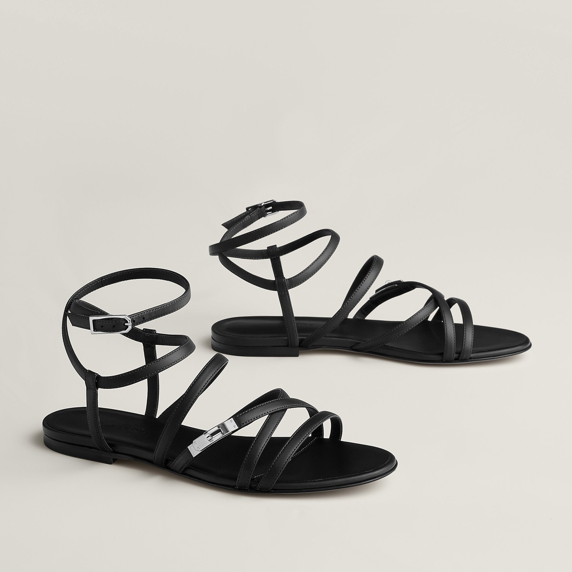  Hermes Lullaby Sandal Noir