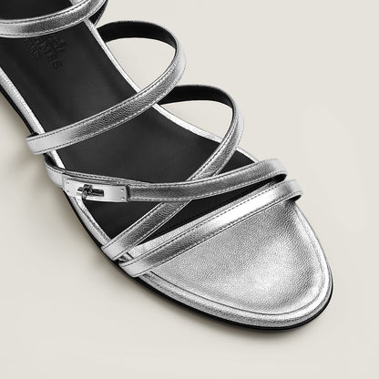  Hermes Lullaby Sandal Gris Argent