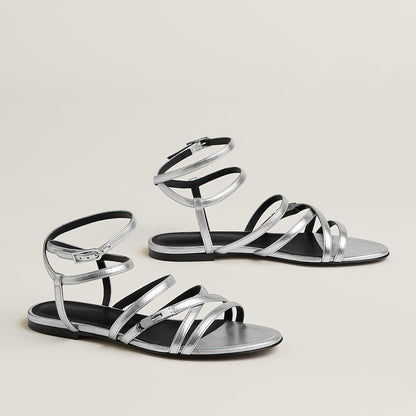  Hermes Lullaby Sandal Gris Argent