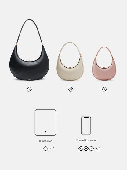 Songmont Luna Bag (Silver-Tone Hardware) Onyx